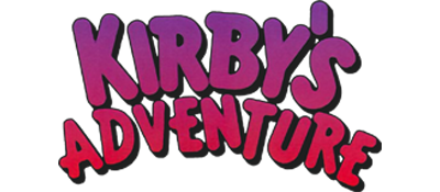 Kirby's Adventure logo for NES